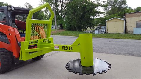 asphalt saw for skid steer|used skid steer tree saw.